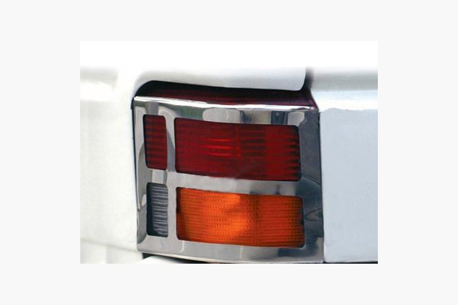 Volkswagen T4 Caravelle/Multivan 1990–2003 Kromafdækninger til baglygter (rustfrit stål, Omsa) Image