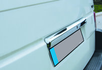 Volkswagen T4 Caravelle/Multivan 1990–2003 Kromliste over nummerplade (Omsa, rustfrit stål) foto 1
