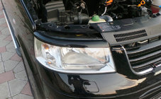 Volkswagen T5 Transporter 2003–2010 Forlygtevipper (2 stk., sorte) foto 1