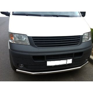 Enkel frontbøjle (rustfrit stål) Volkswagen T5 Transporter 2003–2010 foto 2