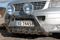 Volkswagen T5 Transporter 2003–2010 Kængurugitter WT003 (rustfrit stål) 60 mm, uden logo foto 3