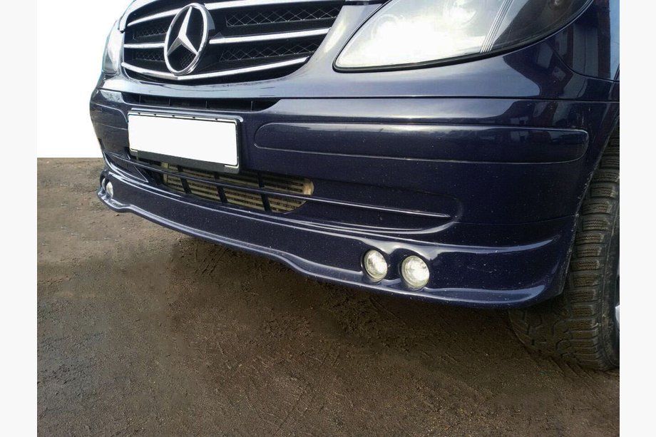 Mercedes Vito W639 2004–2014 Forkofangerlæbe til 4 lygter (til lakering) Image