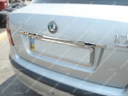 Volkswagen Golf Plus 2004–2014 Kromliste over nummerplade (rustfrit stål) foto 1