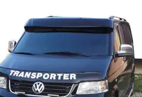 Volkswagen T5 Transporter 2003–2010 Forrudevisir (sort højglans, 5 mm) foto 2