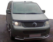 Volkswagen T5 Multivan 2003–2010 Dobbelt frontbøjle 60/48 mm (rustfrit stål) 60 x 60 mm foto 1