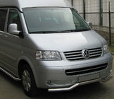 Volkswagen T5 2010–2015 Nedre bølgelæbe i rustfrit stål foto 1