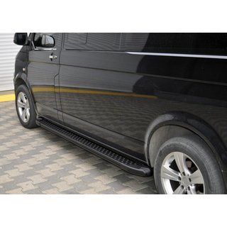Side trinbrætter X5-type sort (2 stk., aluminium) foto 4