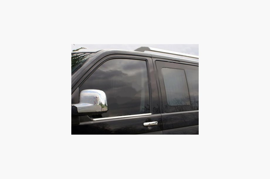 Volkswagen T5 Transporter 2003–2010 2. sortering! Rudemlister (2 stk., rustfrit stål) Image