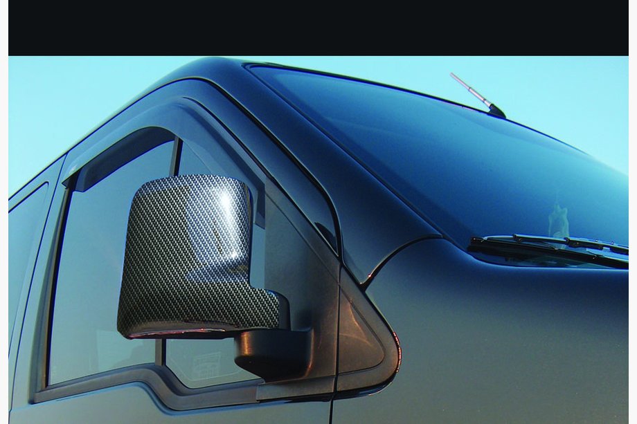 Ford Connect 2002–2006 Spejlkåber i carbon-look (2 stk., plast) Image