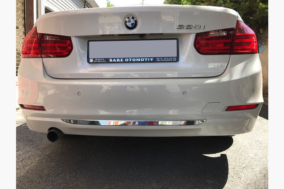 BMW 3-serie F30/F31 2012–2019 Kofangerkantliste i rustfrit stål Image
