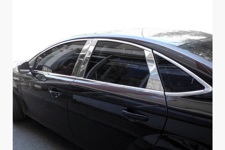 Ford Mondeo 2008–2014 Dørstolpelister (rustfrit stål) Image