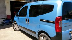 Peugeot Bipper 2008–2017 Kromliste under skydedør (2 stk., rustfrit stål) Carmos - Tyrkisk stål foto 2