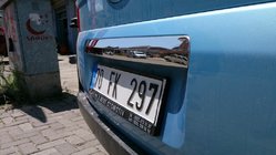 Peugeot Bipper 2008–2017 Rustfri liste over nummerpladen OmsaLine - italiensk rustfrit stål foto 4