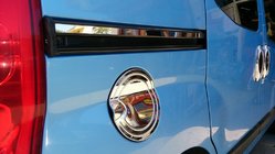 Citroen Nemo 2007–2017 Kromliste under skydedør (2 stk., rustfrit stål) OmsaLine - italiensk rustfrit stål foto 2