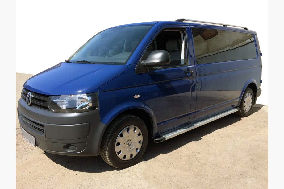 Volkswagen T5 2010–2015 Sidetrin Maya V2 (2 stk., aluminium) Image