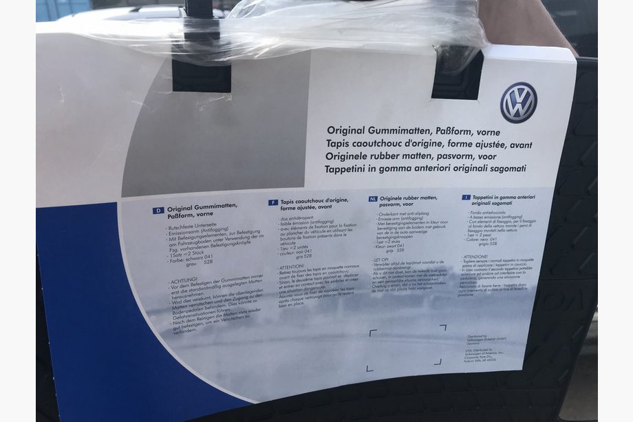 Volkswagen T5 2010–2015 Gummimåtter (2 stk., original) Foto 4