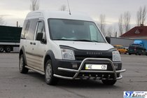 Ford Connect 2010–2013 Frontbøjle med dobbelte rør WT003-Plus-2 (rustfrit stål) foto 3