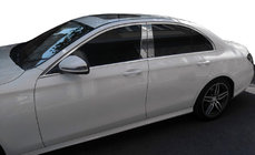 Mercedes E-klasse W213 2016–2023 Stolpedæksler (rustfrit stål) foto 4