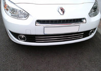 Renault Fluence 2009–2016 Rustfri stål pyntelister til kofangergrill (2009-2013) foto 1