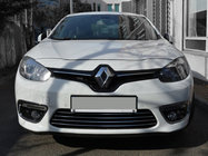 Renault Fluence 2009–2016 Lister til kofangergitter (2013↗, rustfrit stål) Carmos - Tyrkisk stål foto 1