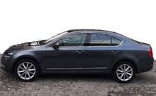 Skoda Octavia III A7 2013–2019 Komplet vindueskromliste (10 stk., rustfrit stål) foto 1