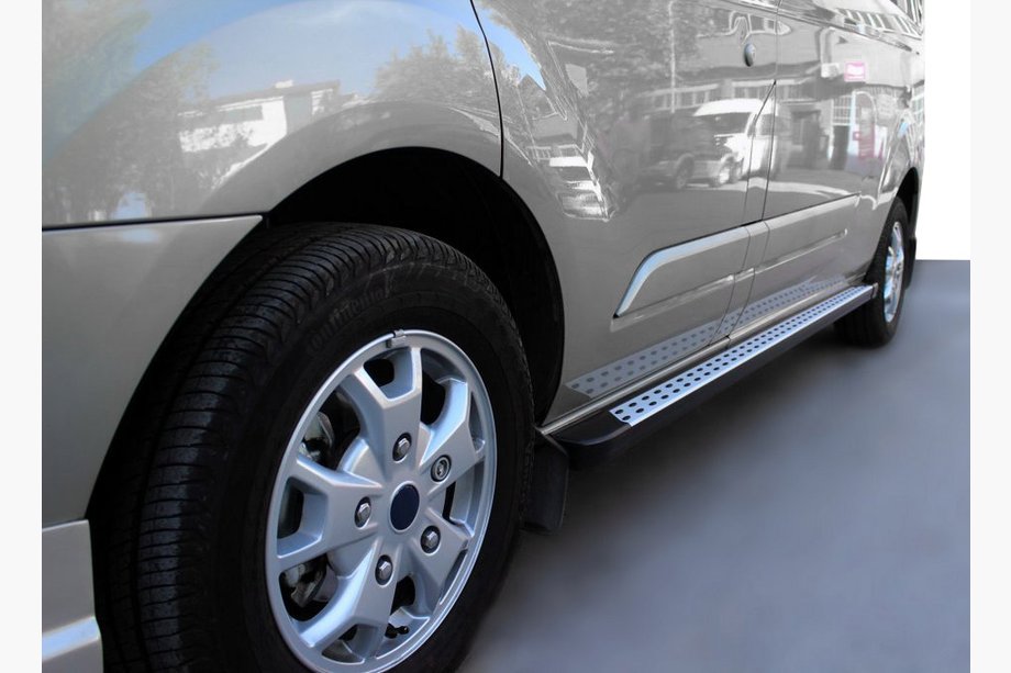 Ford Connect 2006–2009 Sidetrin DOT-Line (sæt, 2 stk., aluminium) Image