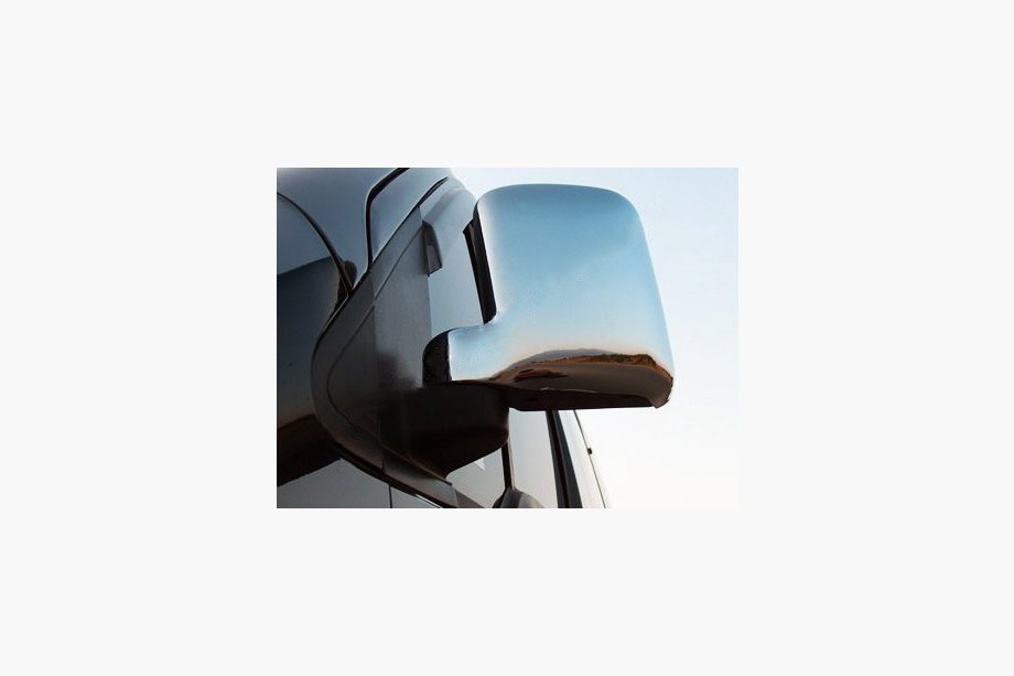 Ford Connect 2002–2006 Krom spejlkåber (ABS, 2 stk.), OMSA Image
