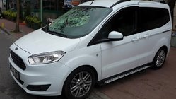 Ford Connect 2014–2021 Siderør DOT-Line (2 stk., aluminium) Standard base foto 4