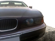 BMW 5-serie E39 1996–2003 Forlygteøjenlåg (2 stk., sort) foto 1