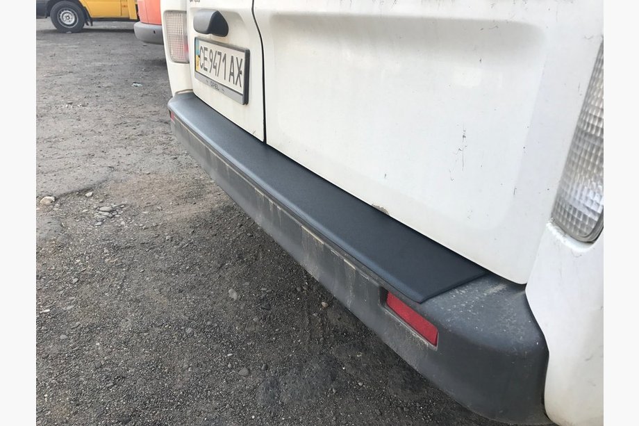 Opel Vivaro 2001–2015 Krom bagkofangerbeskytter DDU (ABS) Foto 3