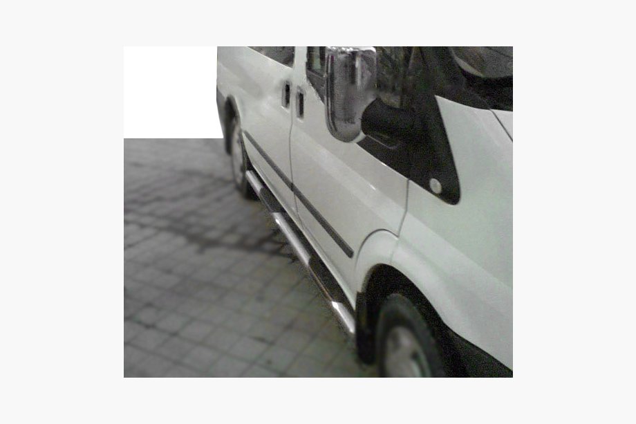 Ford Transit 2014– Siderør Ø70 (2 stk., rustfrit stål) Image