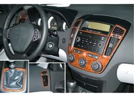 Kia Ceed 2007–2012 Instrumentbrætpanel-indsatser (Meric) Aluminium foto 6