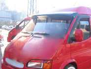 Ford Transit 1991–2000 Forrudevisir (sort højglans, 5 mm) foto 2