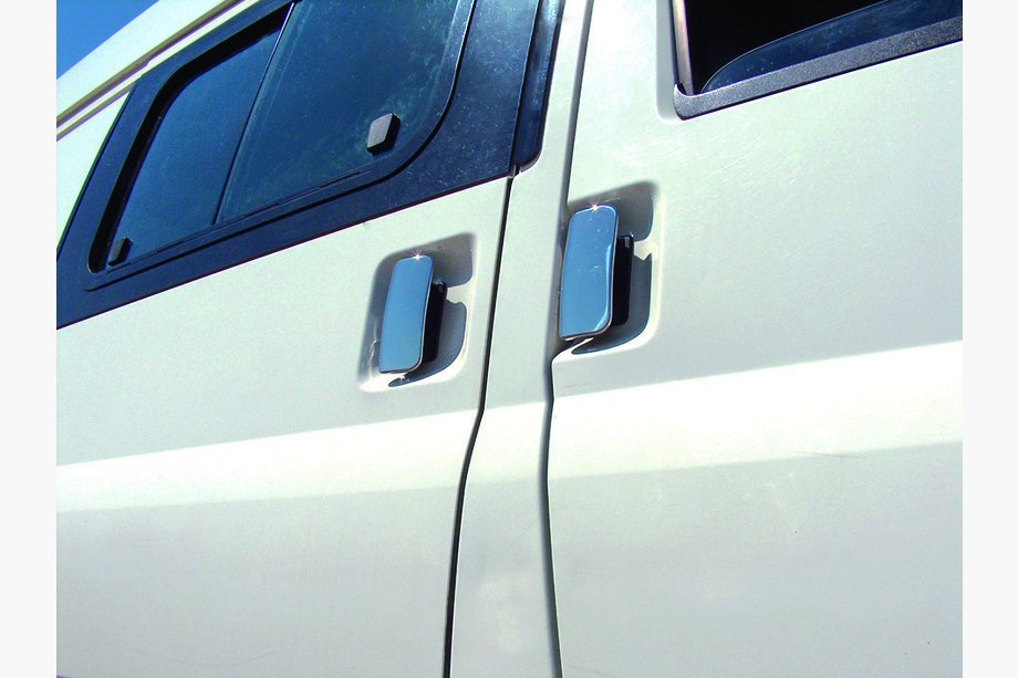 Ford Transit 2000–2014 Dørgrebscovers (rustfrit stål) Image