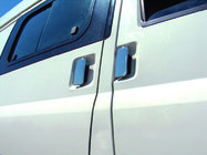 Ford Transit 2000–2014 Dørgrebscovers (rustfrit stål) foto 1