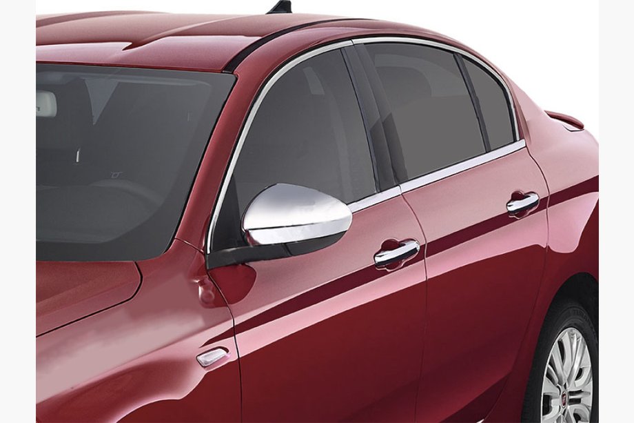 Fiat Tipo 2016– Komplet vindueskantsæt (rustfrit stål) SW (12 stk.) Image