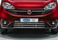 Fiat Doblo II 2010–2022 Grill til kofanger 2014↗ (rustfrit stål) foto 2