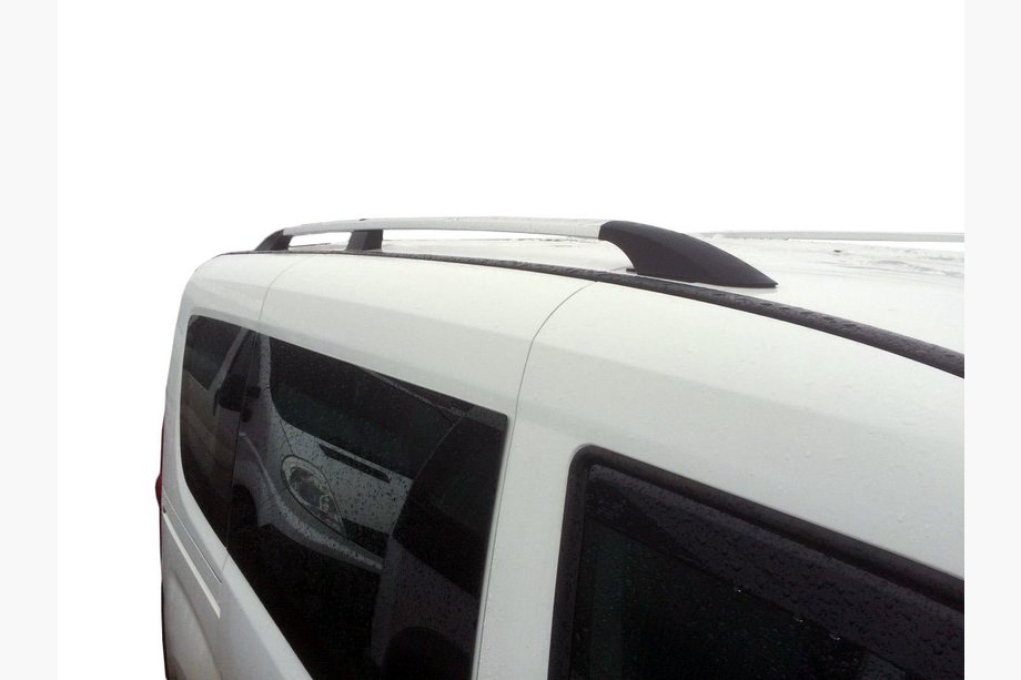 Opel Combo 2012–2018 Krom tagrælinger Korte, plastikfødder Image