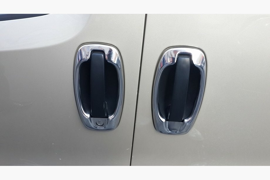 Opel Combo 2012–2018 Lister omkring dørhåndtag (4 stk., rustfrit stål) Carmos - Tyrkisk stål Image