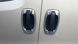 Opel Combo 2012–2018 Lister omkring dørhåndtag (4 stk., rustfrit stål) Carmos - Tyrkisk stål foto 1