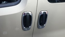Opel Combo 2012–2018 Lister omkring dørhåndtag (4 stk., rustfrit stål) Carmos - Tyrkisk stål foto 3