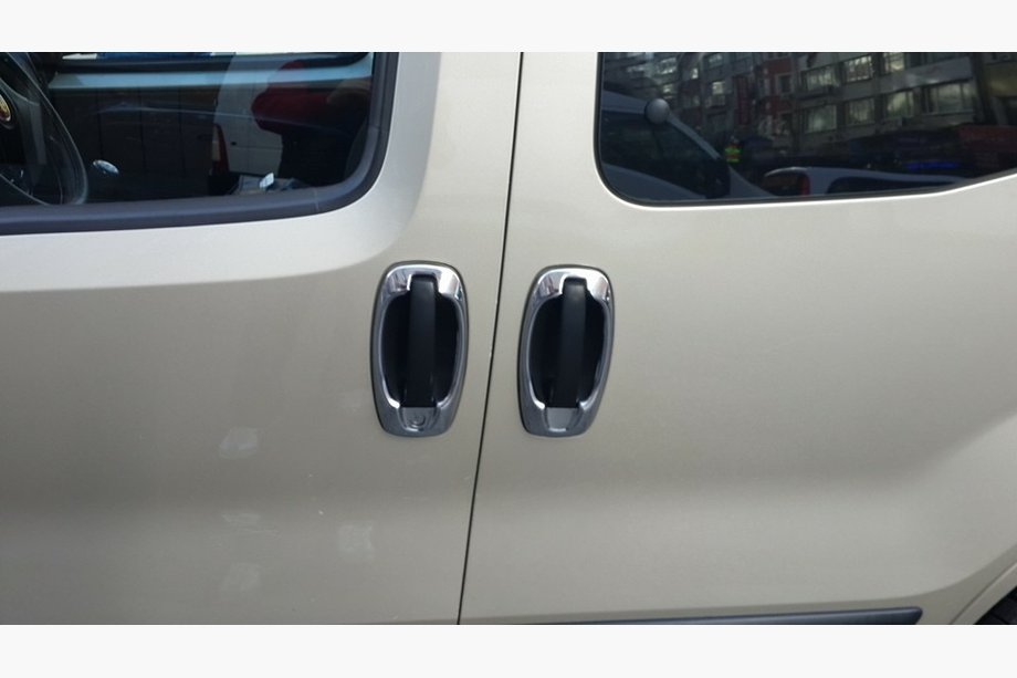 Fiat Fiorino/Qubo 2008–2024 Dørgrebsrammer i rustfrit stål (4 stk.) Foto 6