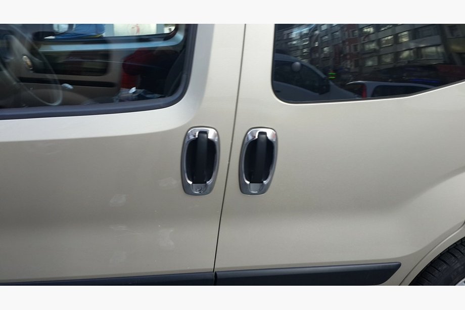 Fiat Fiorino/Qubo 2008–2024 Dørgrebsrammer i rustfrit stål (4 stk.) Foto 7