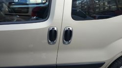 Opel Combo 2012–2018 Lister omkring dørhåndtag (4 stk., rustfrit stål) Carmos - Tyrkisk stål foto 7