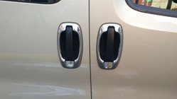 Opel Combo 2012–2018 Lister omkring dørhåndtag (4 stk., rustfrit stål) Carmos - Tyrkisk stål foto 8