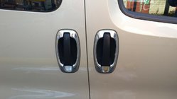 Opel Combo 2012–2018 Lister omkring dørhåndtag (4 stk., rustfrit stål) Carmos - Tyrkisk stål foto 9