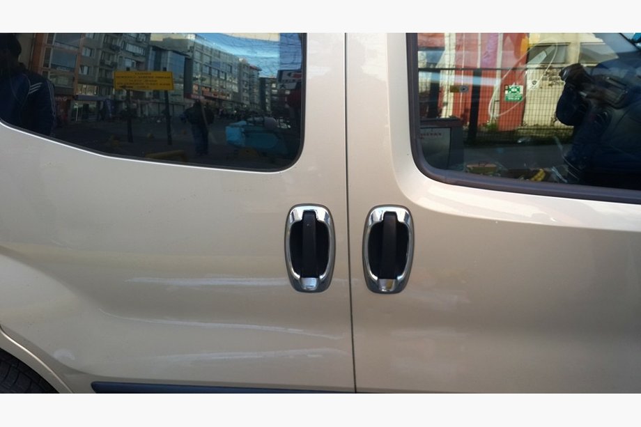 Fiat Fiorino/Qubo 2008–2024 Dørgrebsrammer i rustfrit stål (4 stk.) Foto 10