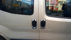 Opel Combo 2012–2018 Lister omkring dørhåndtag (4 stk., rustfrit stål) Carmos - Tyrkisk stål foto 10