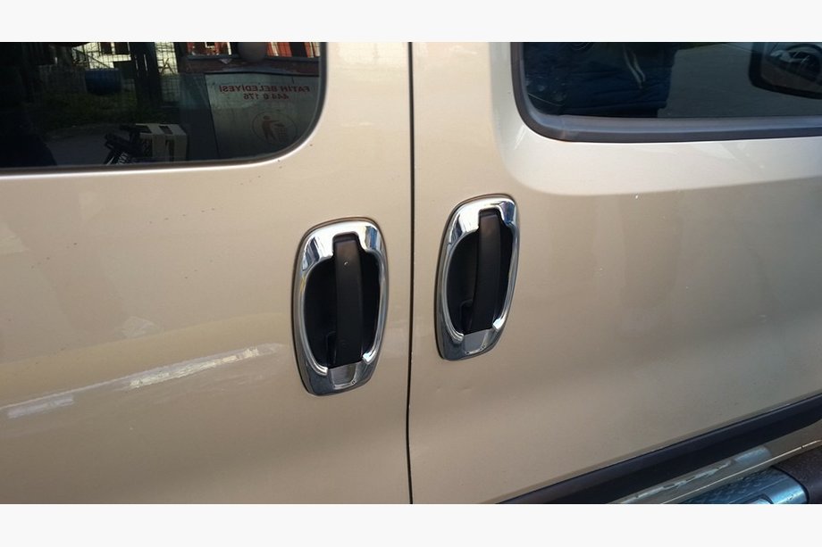 Fiat Fiorino/Qubo 2008–2024 Dørgrebsrammer i rustfrit stål (4 stk.) Foto 11