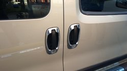 Opel Combo 2012–2018 Lister omkring dørhåndtag (4 stk., rustfrit stål) Carmos - Tyrkisk stål foto 11